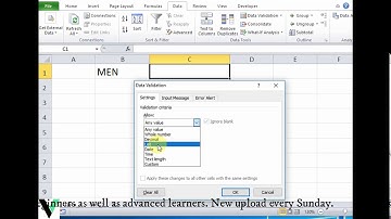 How to Remove Blanks in Data Validation List  Excel Video #2 Update : V Learn