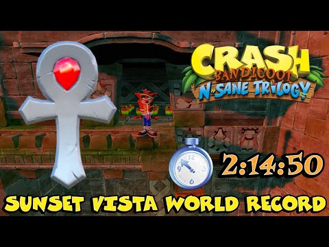 Sunset Vista 2:14:50 (Former World Record) Crash Bandicoot NST (PC)