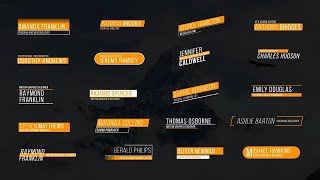 Clean Lower Thirds V After Effects Templates