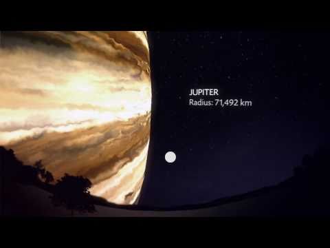 Amazing video: Planets viewed from Earth as if they were at the distance of our moon