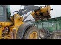 Deere Payloader Loading Manure