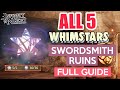 How to: Swordsmith Ruins Whimstars 5/5 FULL GUIDE | Wishing Woods Infinity Nikki