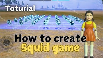 How to create squid game  | squid game tutorial |  PUBG mobile
