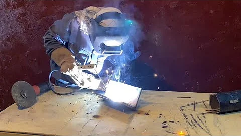 How to 1F Position Stick Weld With 6013 Electrodes