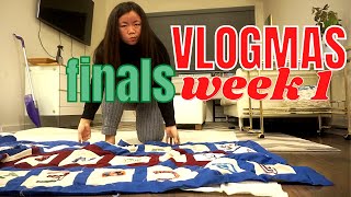 VLOGMAS WEEK 1: online. FINALS WEEK IN ART SCHOOL! 👏🏼