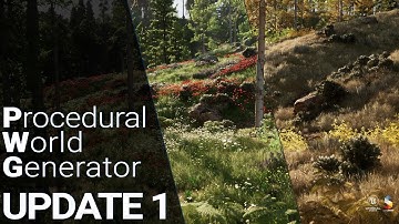 Procedural World Generator - v1.1 / UPDATE  #ue5 #unrealengine #gamedev #pcg