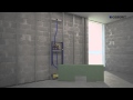 Geberit Wall Drain, Duofix - Installation