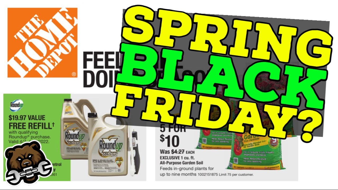 This is Home Depot's Spring Black Friday Sale? 2022 YouTube