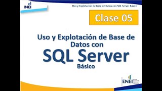 Uso y Explotación de Base de Datos con SQL SERVER básico - Clase 05 by Ezio Quispe 87 views 2 years ago 1 hour, 49 minutes