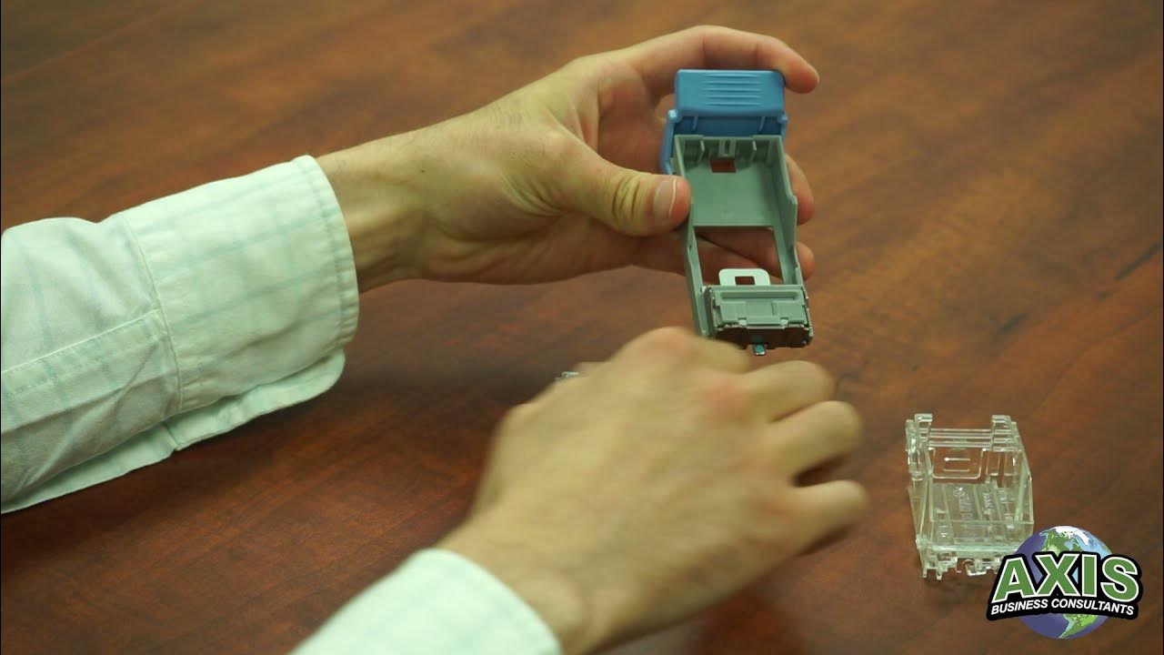 How to Change Staple Cartridge in a Kyocera Copier YouTube