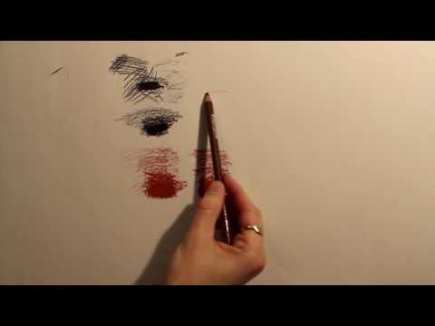 Sanguine and Sepia Conte Pencils - Art Supply Review