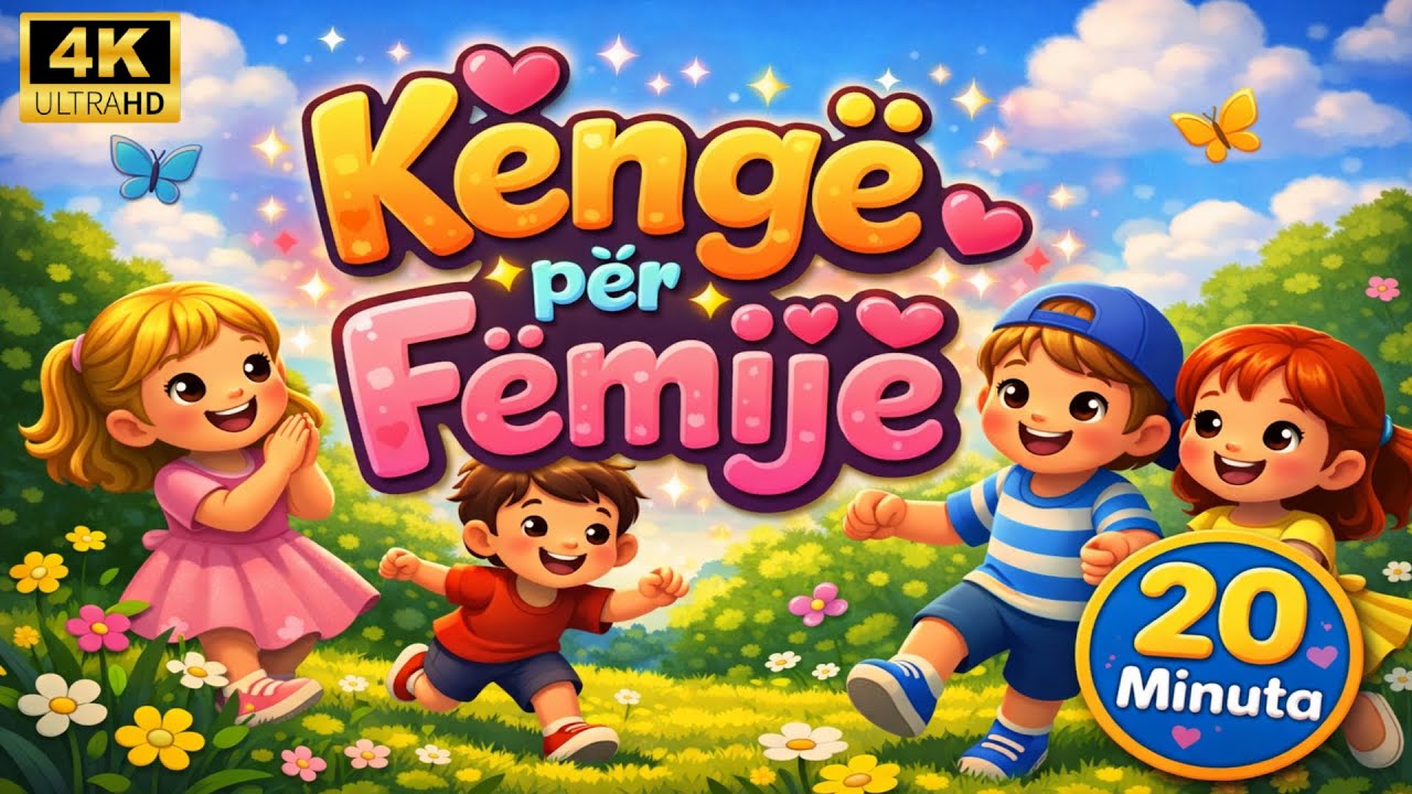 20 Minuta Këngë për Fëmijë Shqip 🎶 | Albanian Kids Songs Compilation
