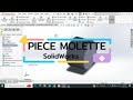 Solidworks tutorial for beginners molettage