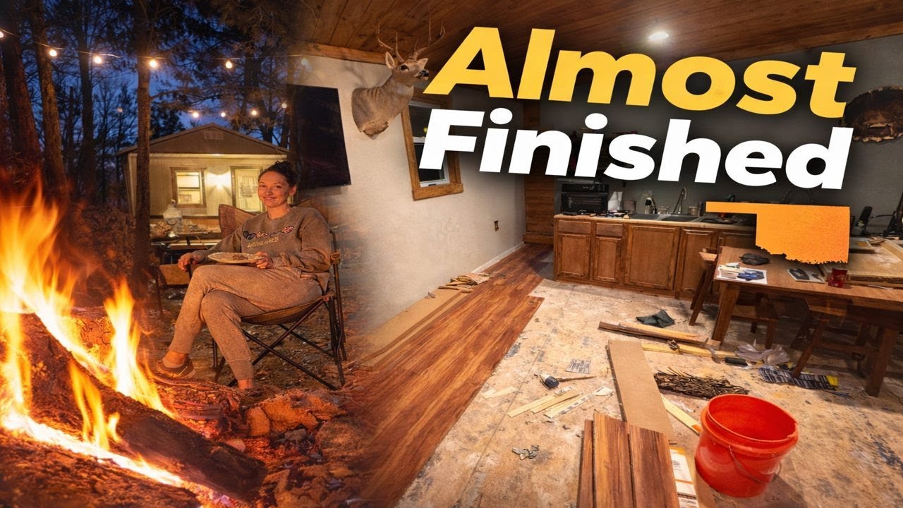 A Slow Weekend in the Oklahoma Hardwoods | We Are Almost Finished with the Interior of the Cabin