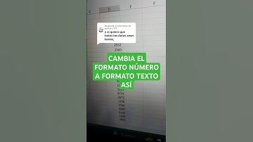 Así de fácil pasa tus números a formato texto. 🤓👋🏼🙌🏼 #excel #exceltips #exceltricks #texto