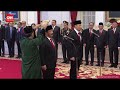 Jokowi Resmi Lantik AHY dan Hadi Tjahjanto Jadi Menteri Baru