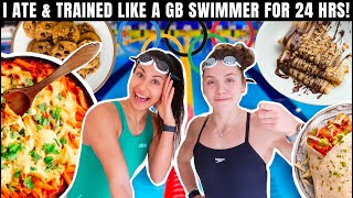 I ATE & TRAINED LIKE A GB SWIMMER FOR 24 HOURS Ft Lucy Davis