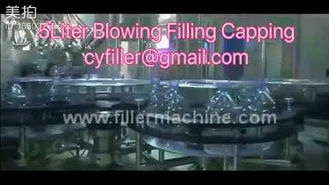 5 Liter Blowing Filling Capping  BFC (Blowing- Filling- Capping - Monoblock into one Monoblock)