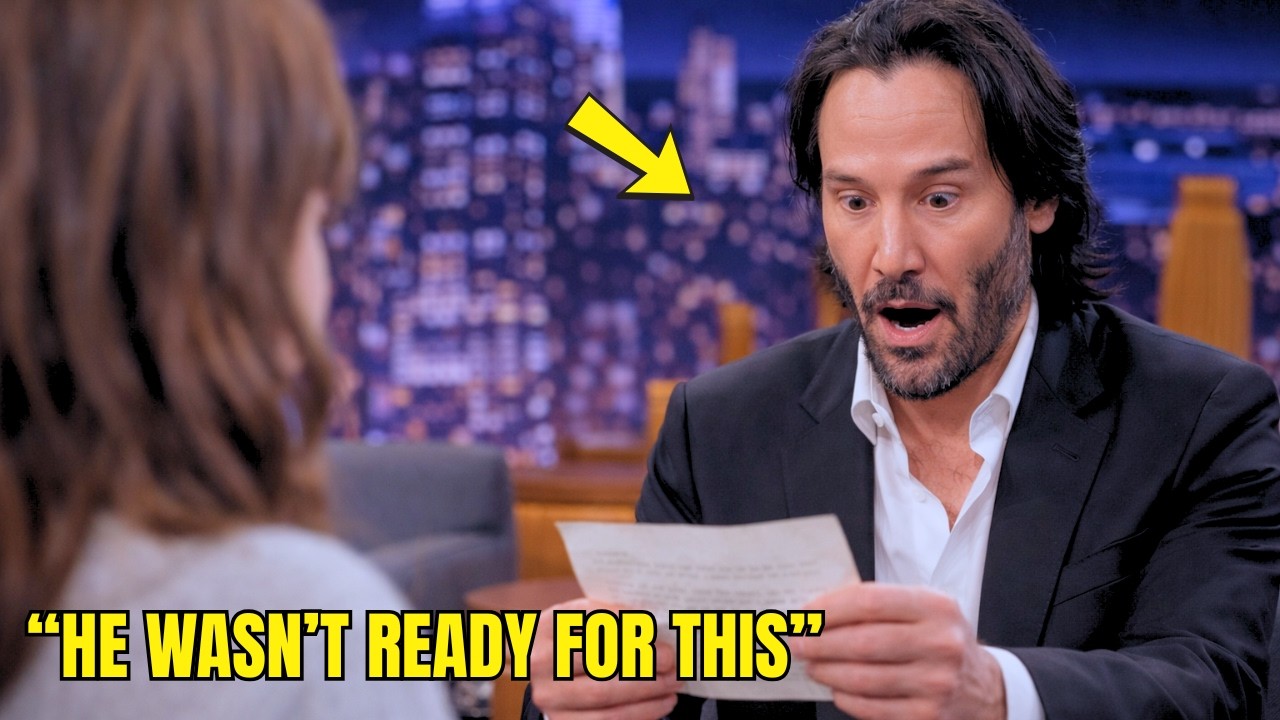 KEANU REEVES LEFT SPEECHLESS ON JIMMY FALLON AFTER FAN’S SHOCKING LETTER...