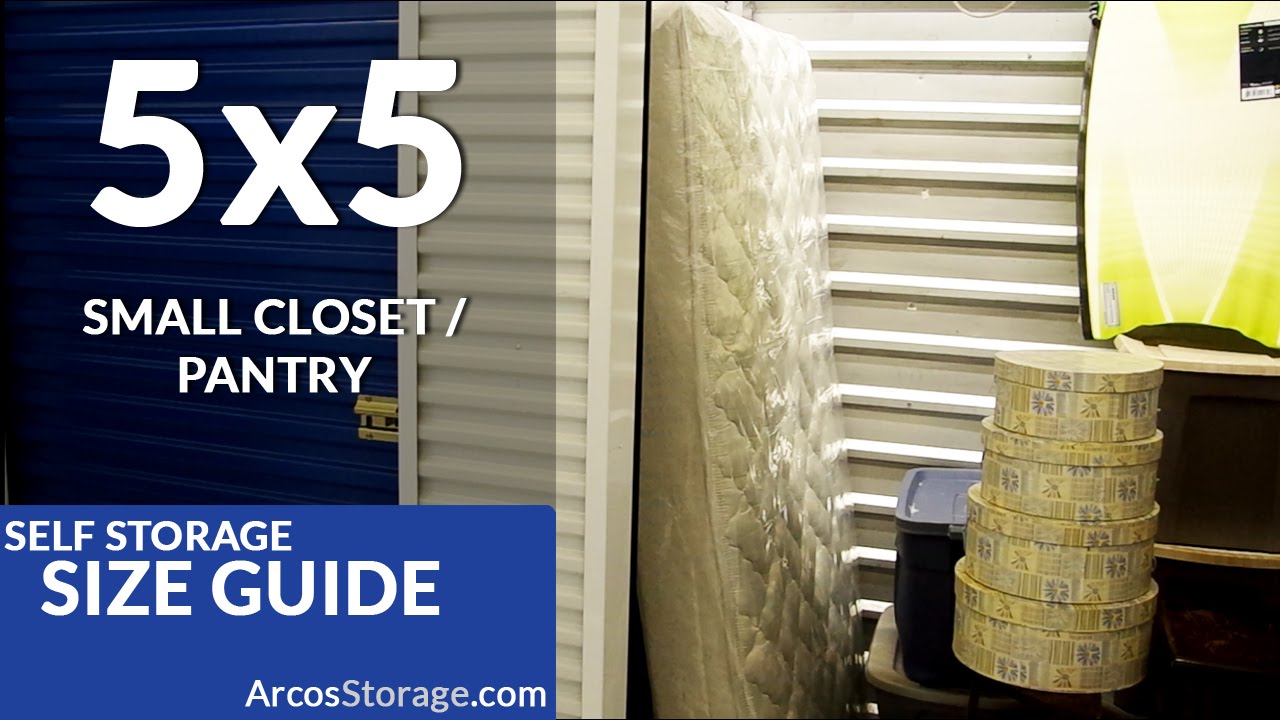 5x5 Size Guide: Self Storage - YouTube