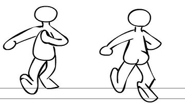 front back walk cycle