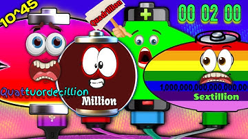 Low Battery Overcharging In Big Numbers I Best Low Battery Compilation | Battery Charging Animation