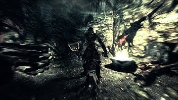 Skyrim Low level Giant Fight
