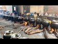 Preparing pakistani food for 1200 people in a wedding  traditional food recipes in a big wedding