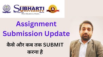 Marksheet Issue Updates | How to Submit Assignment | Assignment Submission Last Date #svsu