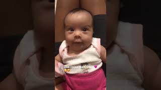 Meu momento de alegria 🤩 quando vejo minha neta te amo ❤️ vovó te ama