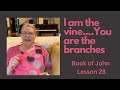 Bible Study + I Am The Vine + Book of John Lesson 28