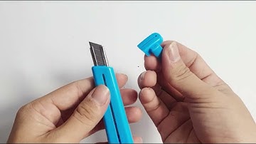 Kỹ thuật tuyệt đỉnh! Hướng dẫn bẻ lưỡi dao rọc giấy Deli 2038 siêu đơn giản và hiệu quả