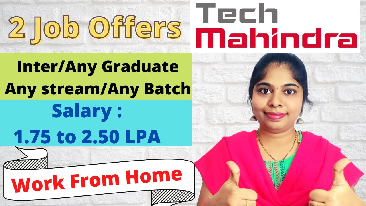 tech mahindra recruitment work from home jobs tech mahindra bpo