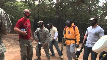 AFN Casey - ROK and US Soldiers playing paintball