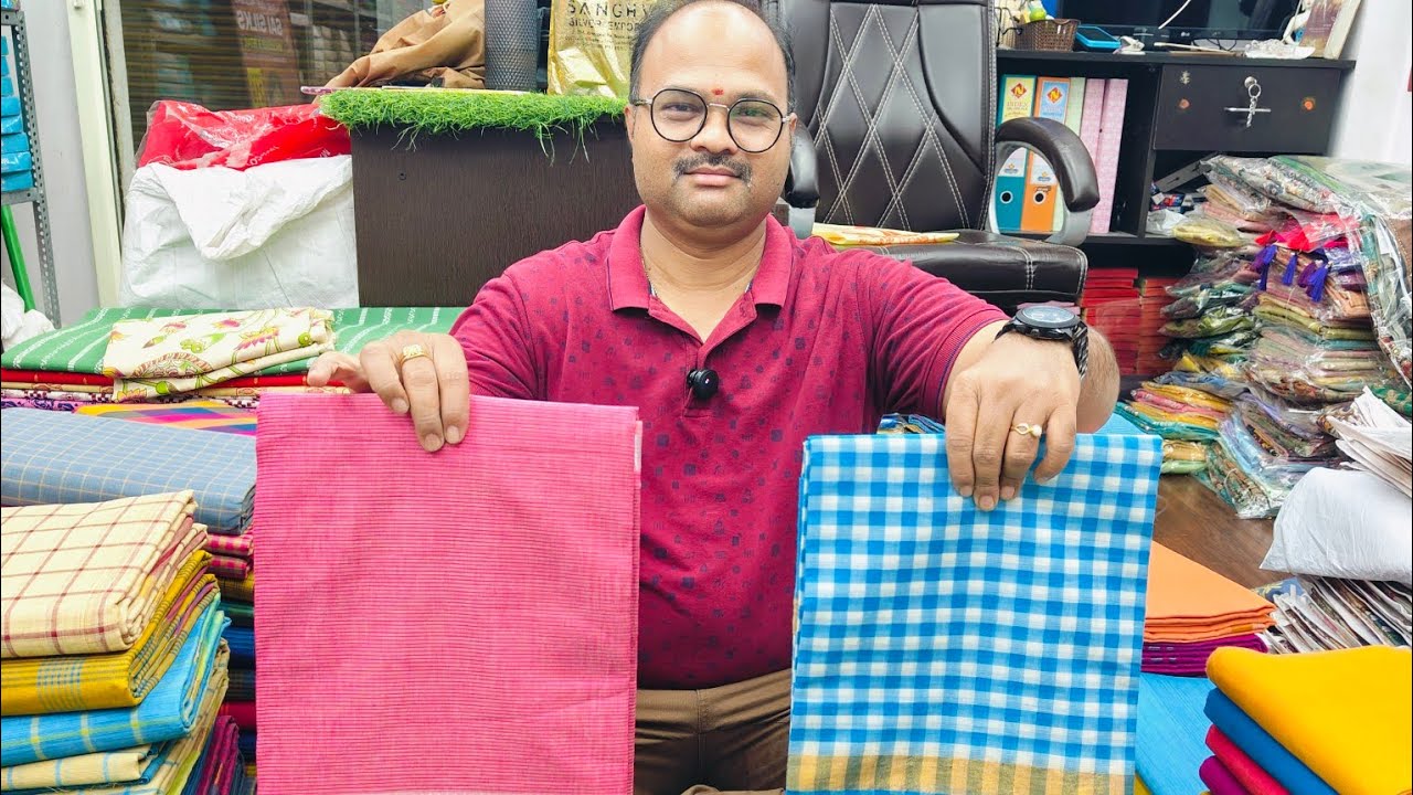 #కంచి కాటన్ సారీస్# 💯 వీవర్స్ ధరకే# ఆల్ ఓవర్ ఇండియా ఫ్రీ షిప్పింగ్# తో మన #సాయి సిల్క్స్#లో మాత్రమే#