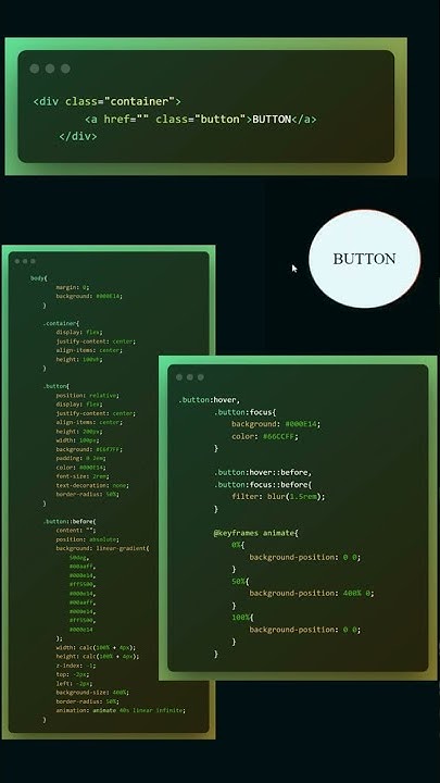 Create CSS Button with Gradient Border | Gradient Button with HTML and ...