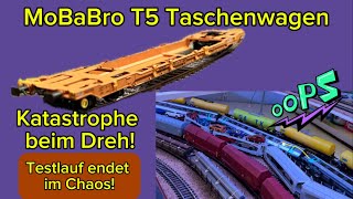 Testrun eskaliert! Zug entgleist bei Mobabro-T5-Test!