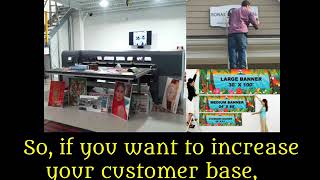 Experience the best custom banner printing service with us!