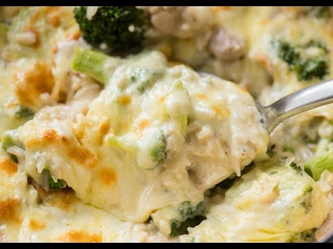 One Pot Chicken Broccoli Rice Casserole