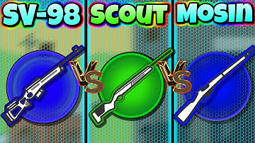 SV-98 vs MOSIN vs SCOUT | What is the Best? - surviv.io