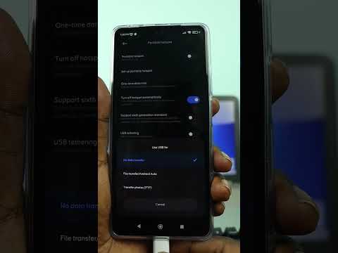 Video: Jak povolit USB tethering v redmi y1?