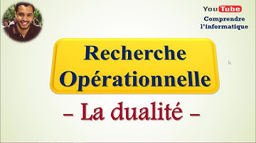 Recherche opérationnelle : La dualité
