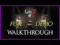 Lies of p  demo  full demo gameplay  walkthrough