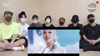 BTS react BLACKPINK - How You Like That MV Resimi