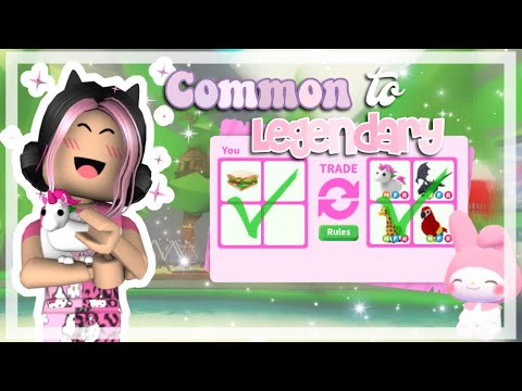 Download Trading Common to Legendary in Adopt Me ROBLOX!