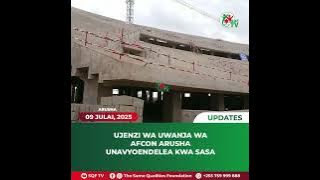 UWANJA WA MPIRA ARUSHA UJENZI WAKE UNAENDELEA KWA KIASI KIKUBWA