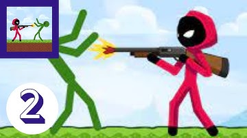 Stickman vs Zombies Walkthrough Gameplay Tutorial Part 2 || For Android and iOS