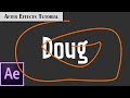 How to Animate Text or Objects along a Path in After Effects (TUTORIAL)