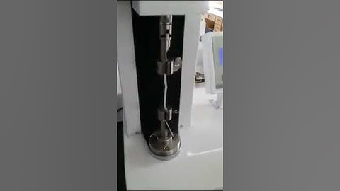 Vertical tensile tester