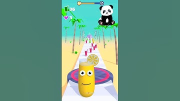 Juice Run🥤Running Android Gamplay Level-44 #fun #mobilegame #amogus #shortsfeed #crush #shorts